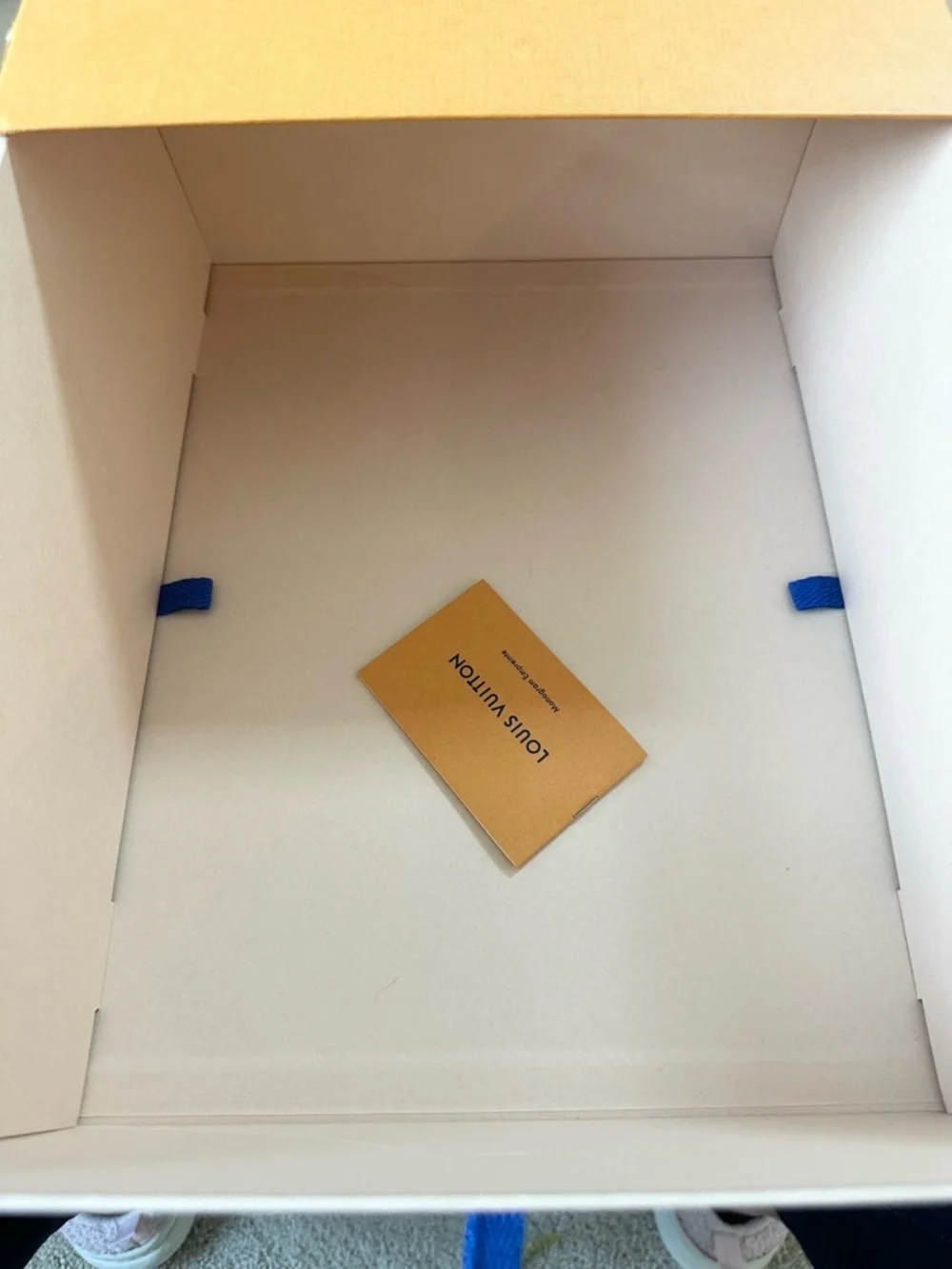 Louis Vuitton Storage Drawer-style Orange Box – Large Size – Authentic